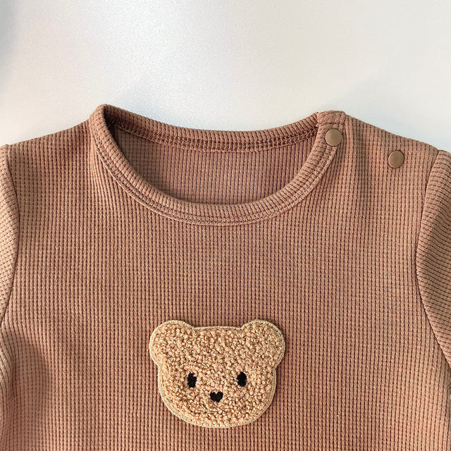 Waffle Bear Baby Clothes Short