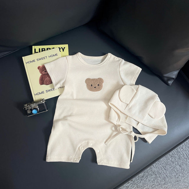 Waffle Bear Baby Clothes Short