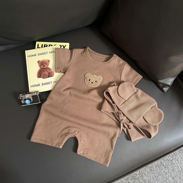 Waffle Bear Baby Clothes Short