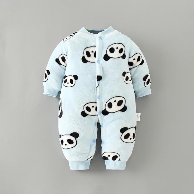 Baby flannel jumpsuit