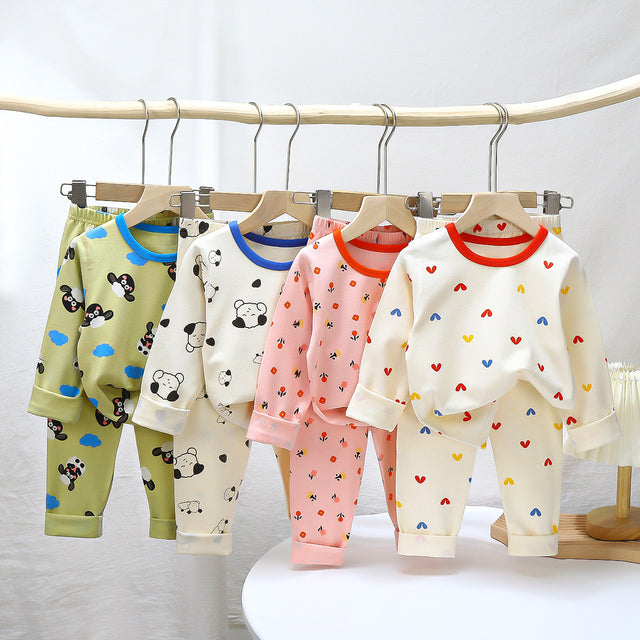 Cartoon Long Johns for Boys and Girls