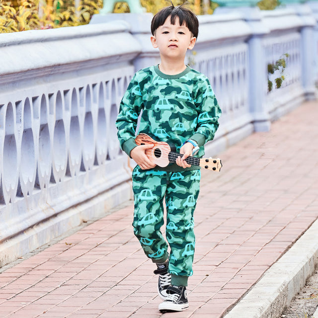 Children Long sleeved Thick Suit