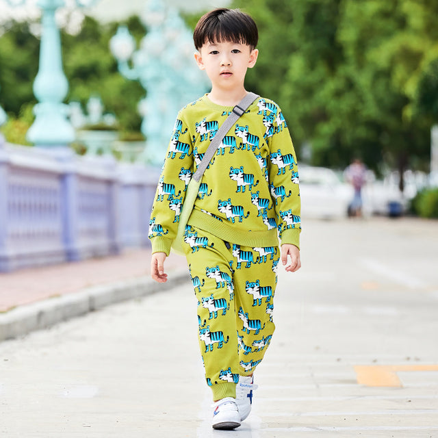 Children Long sleeved Thick Suit